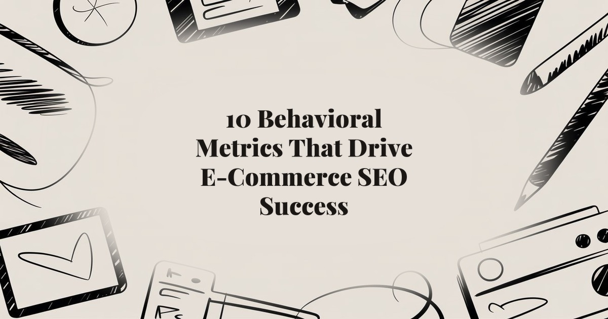 10 Behavioral Metrics That Drive E-Commerce SEO Success