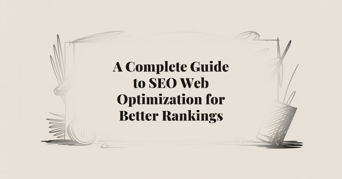 A Complete Guide to SEO Web Optimization for Better Rankings