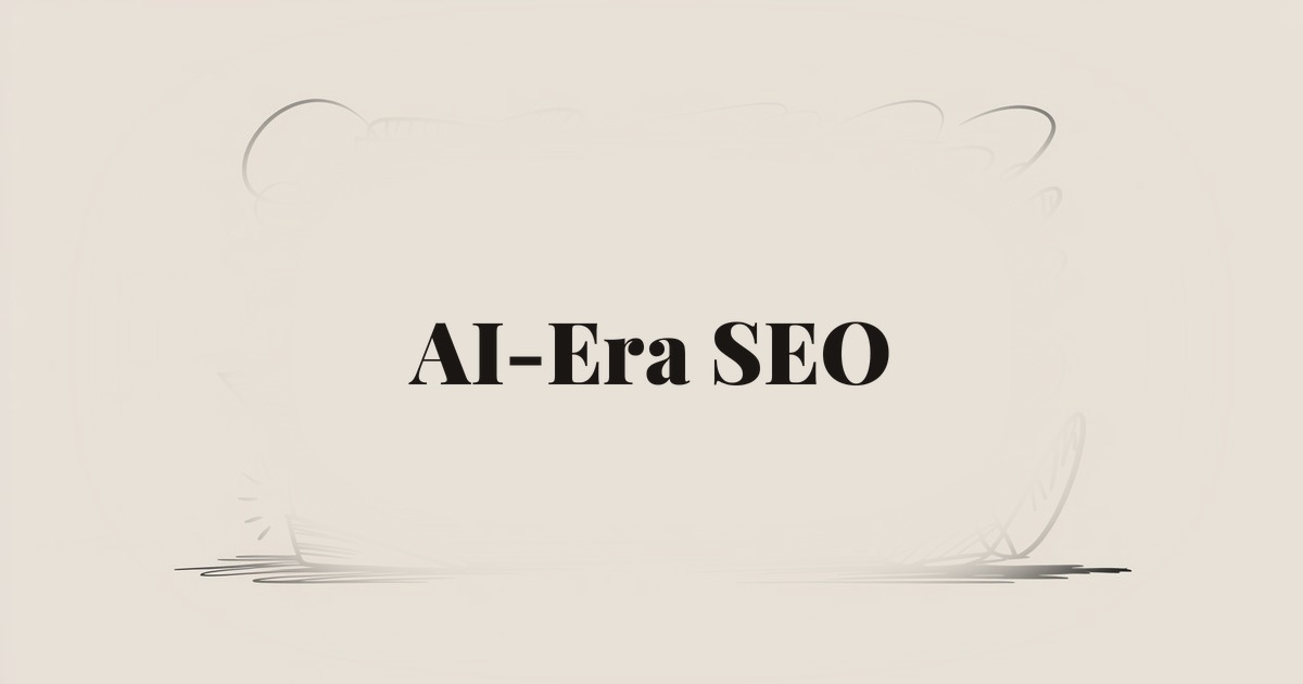 AI-Era SEO: How to Optimize for LLMs, Agents, and AI Search