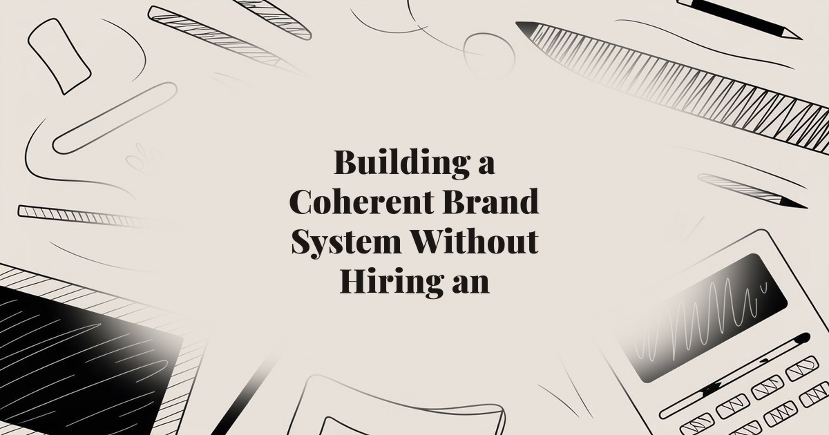 Building a Coherent Brand System Without Hiring an Illustrator