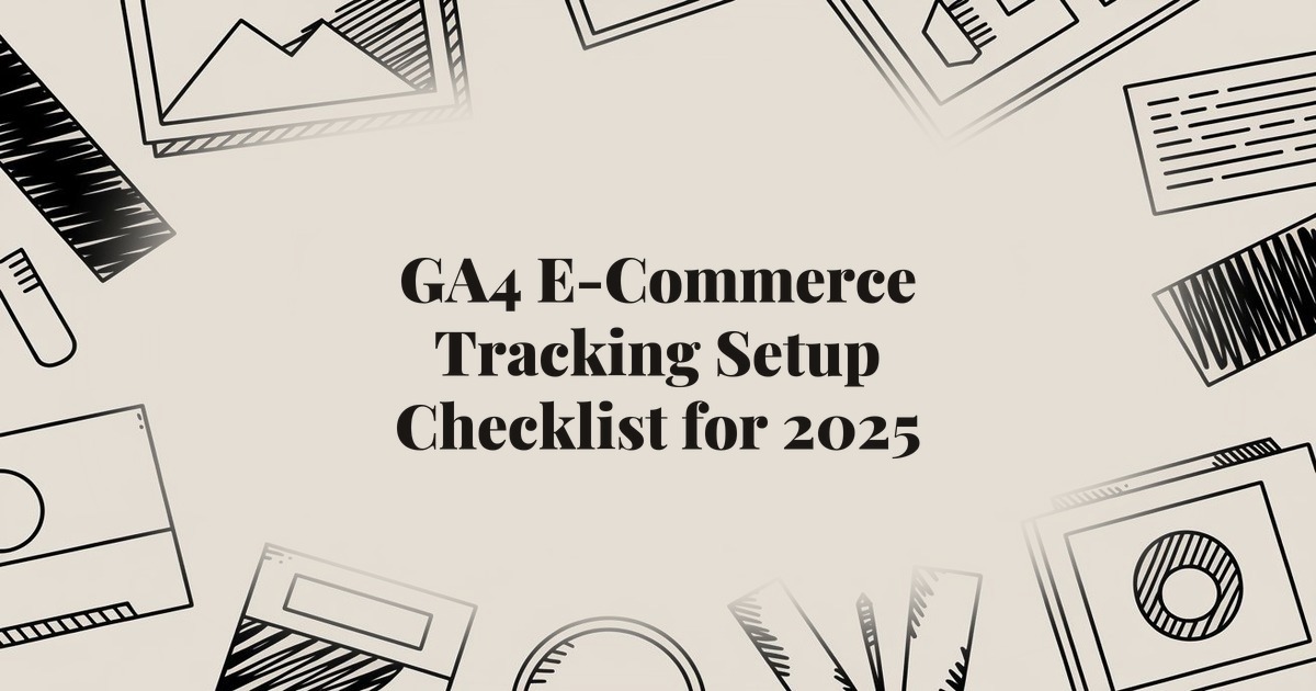 GA4 E-Commerce Tracking Setup Checklist for 2025