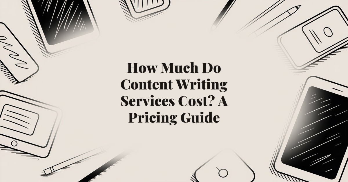 How Much Do Content Writing Services Cost? A Pricing Guide