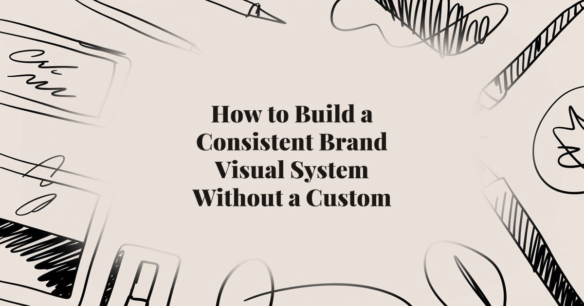 How to Build a Consistent Brand Visual System Without a Custom Illustrator