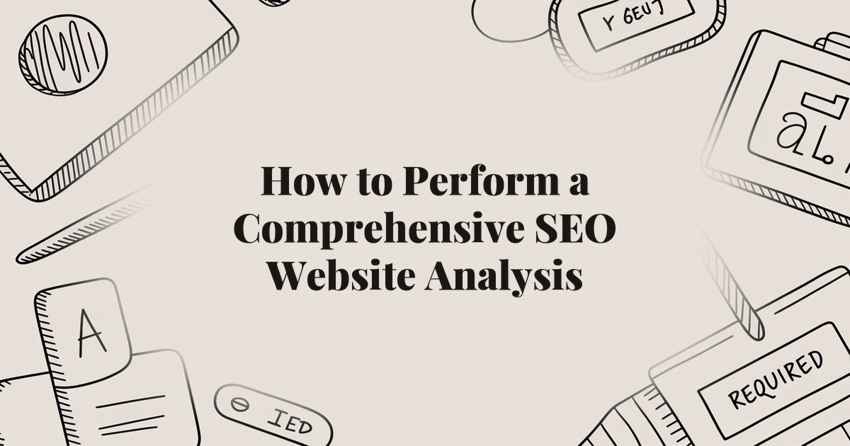 How to Perform a Comprehensive SEO Website Analysis