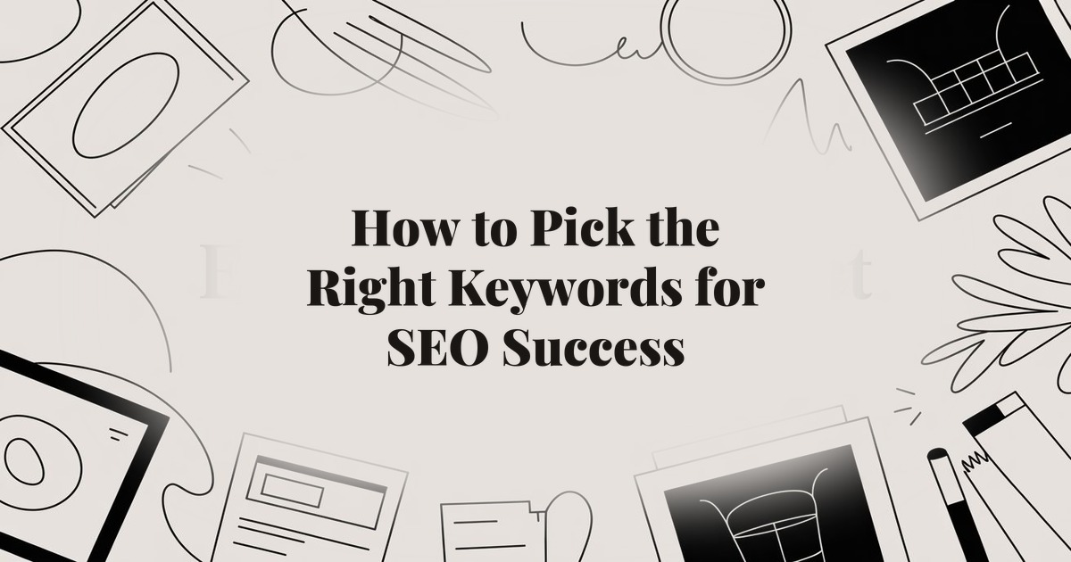 How to Pick the Right Keywords for SEO Success