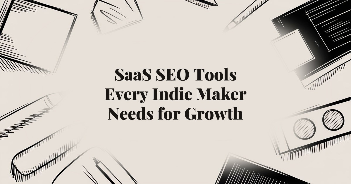 SaaS SEO Tools Every Indie Maker Needs for Growth