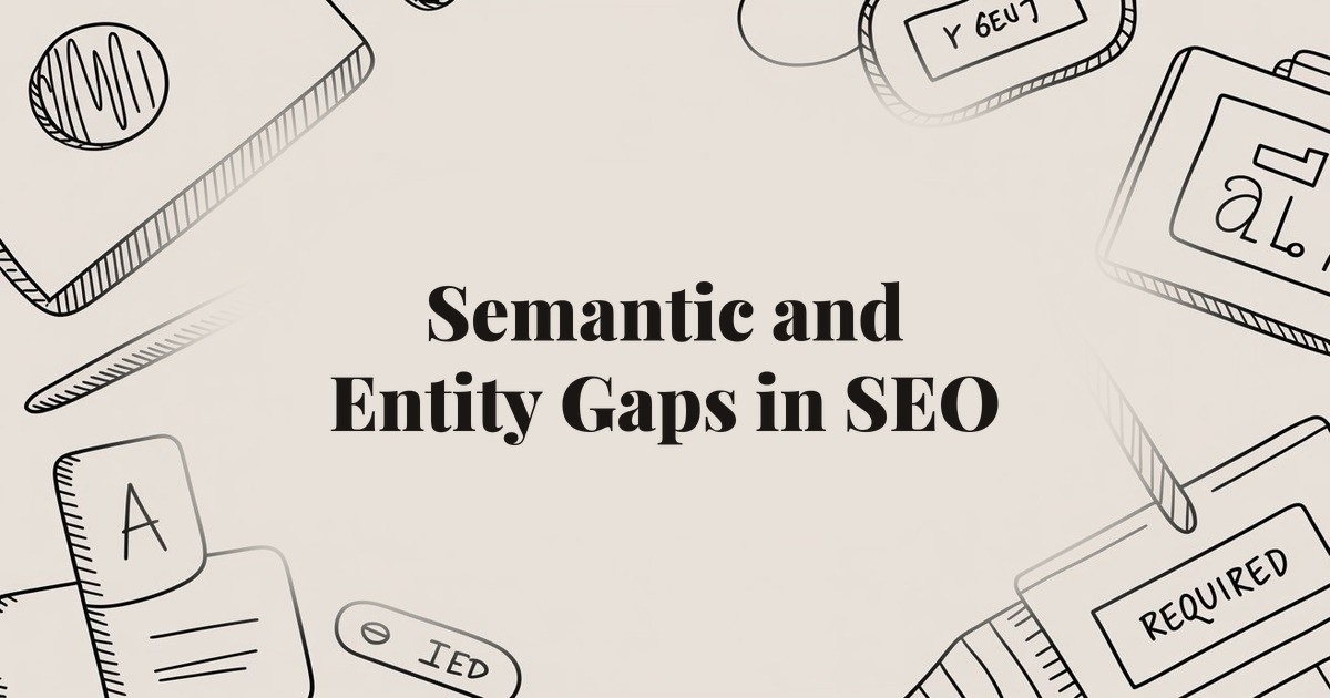 Semantic and Entity Gaps in SEO: How Missing Meaning Costs Rankings