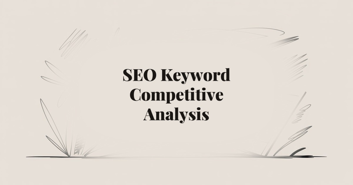 SEO Keyword Competitive Analysis: Find Weaknesses in Rival Rankings