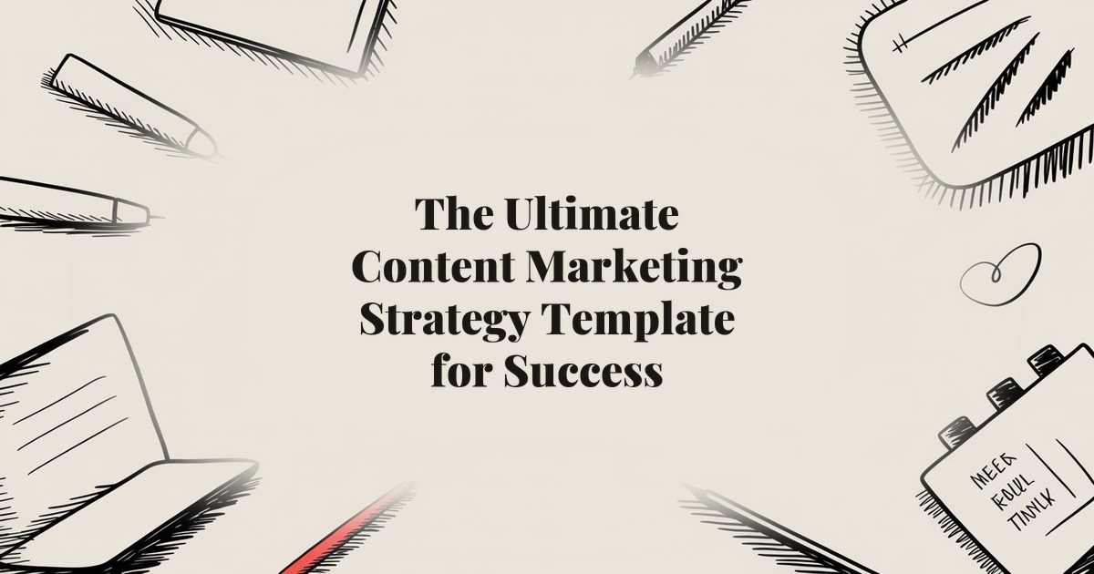 The Ultimate Content Marketing Strategy Template for Success