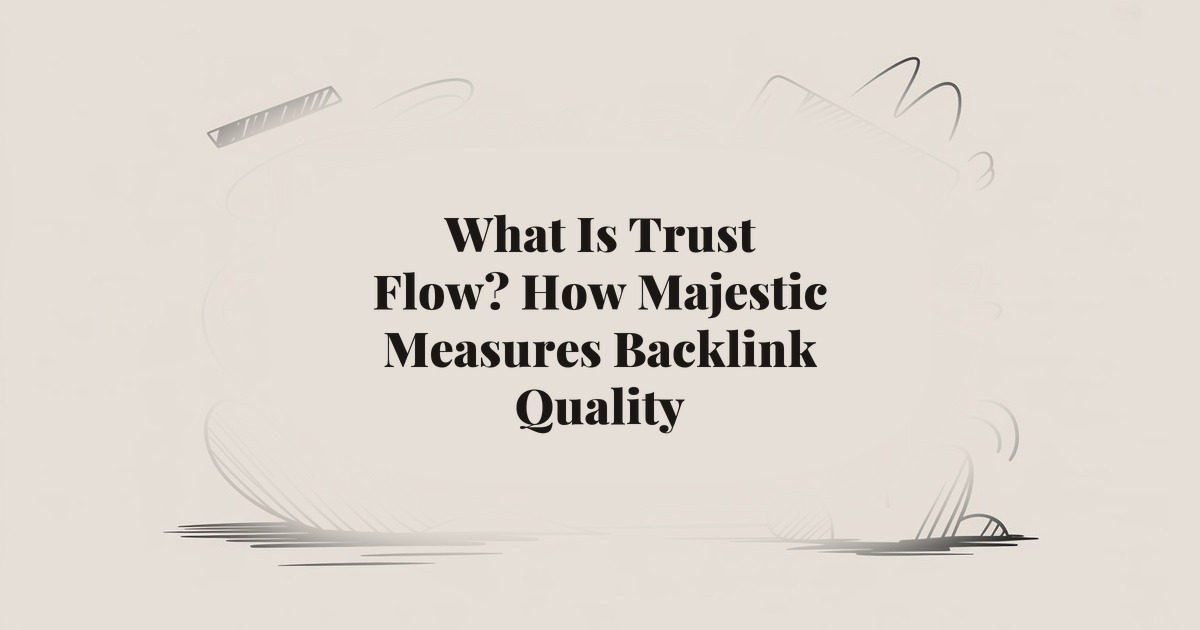 What Is Trust Flow? How Majestic Measures Backlink Quality