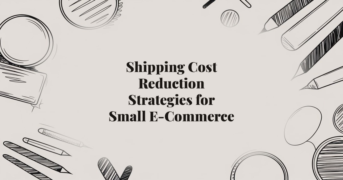 Shipping Cost Reduction Strategies for Small E-Commerce Businesses in 2025