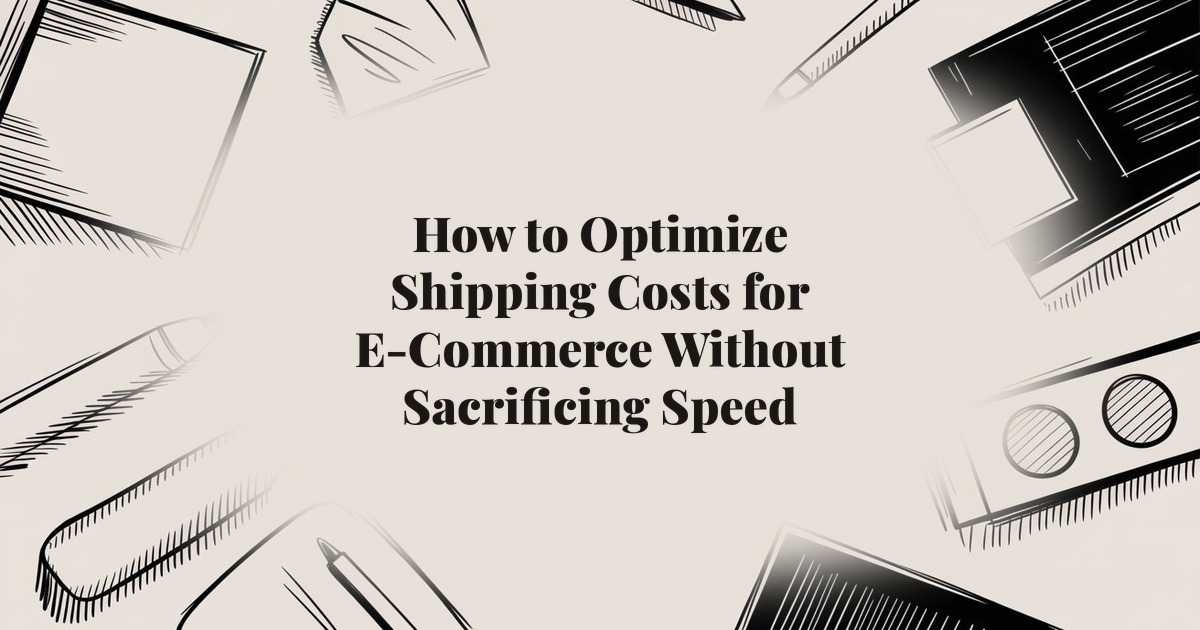 How to Optimize Shipping Costs for E-Commerce Without Sacrificing Speed